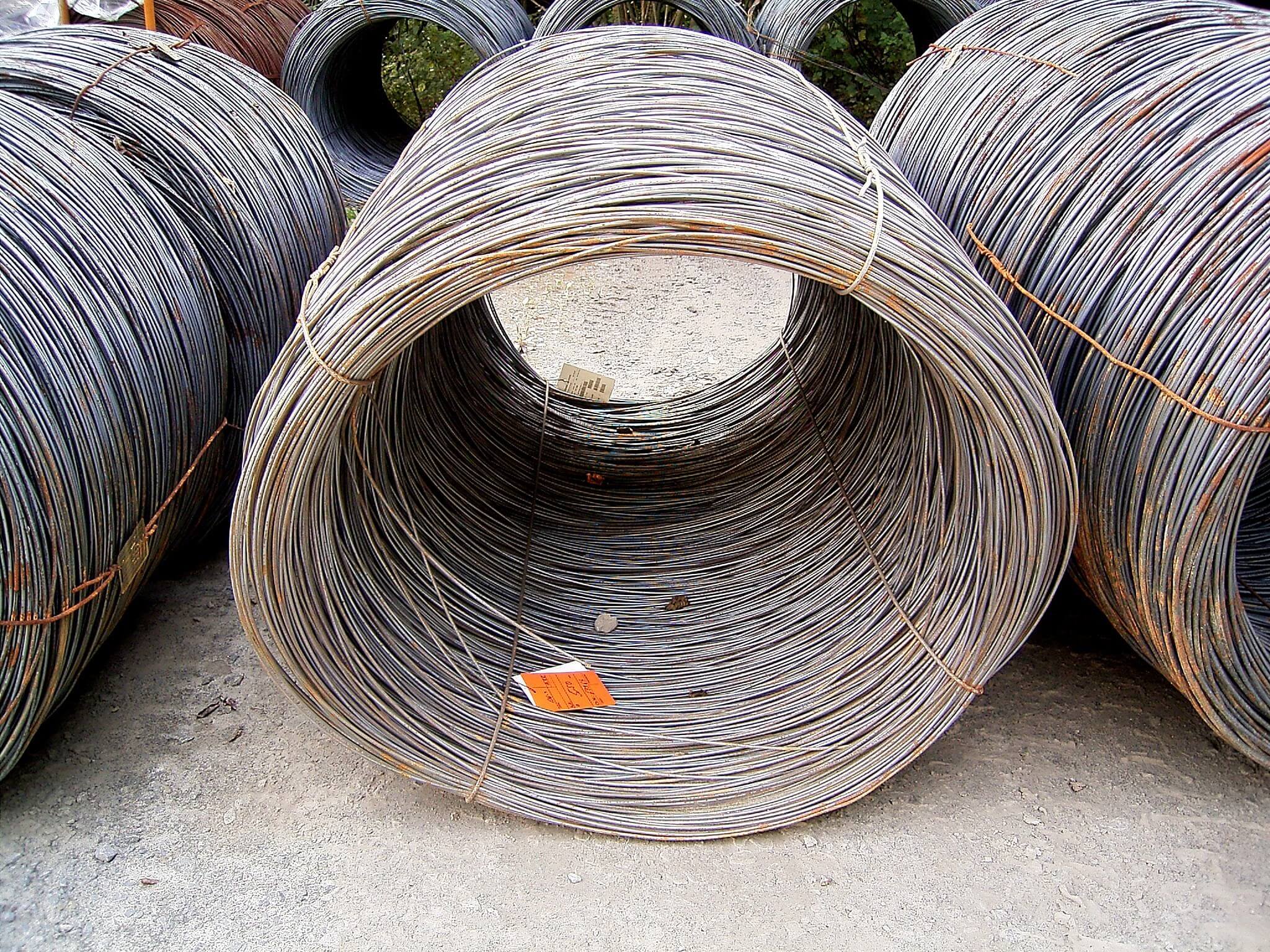 stages of wire rods inspection photo